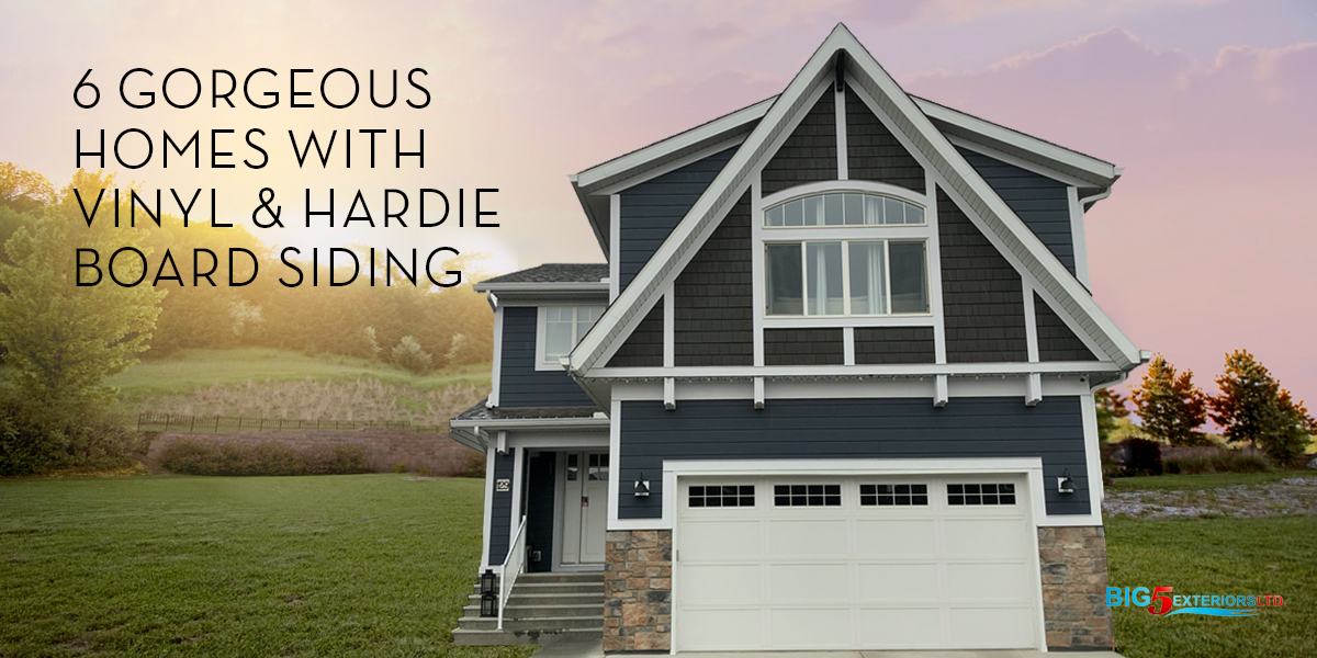 Gorgeous home with vinyl board siding