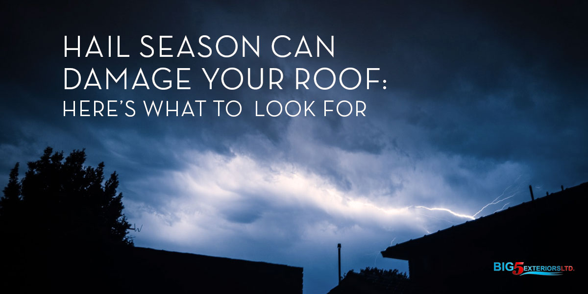 Lightning storm with hail above home